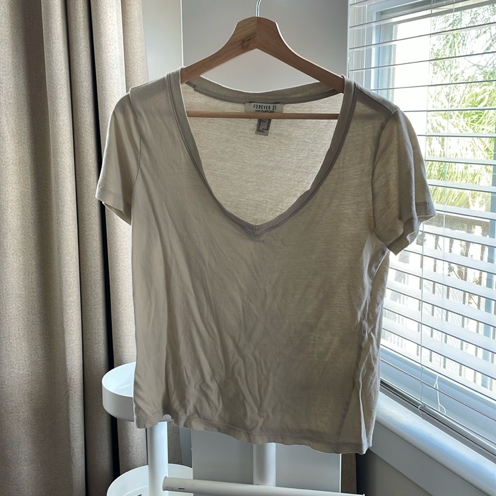Forever 21 Green Short Sleeve Tee
